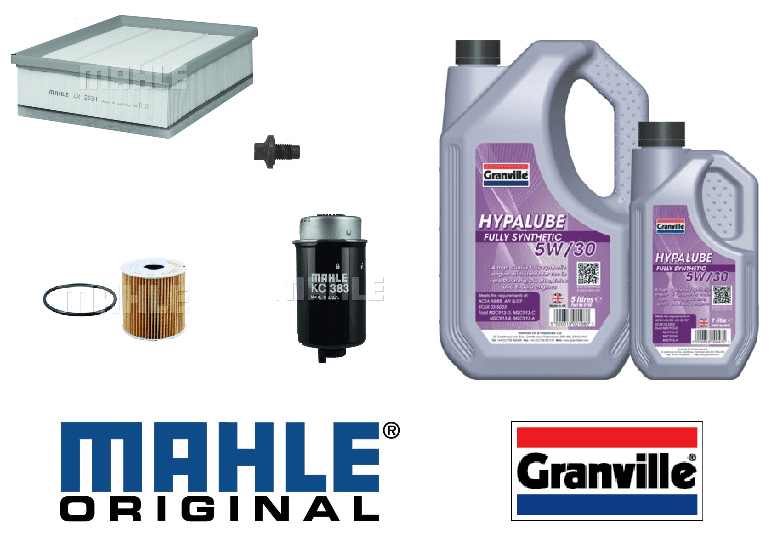 KIT119MGP Original Mahle Filter Kit with Granville Oil DPF Def Puma
